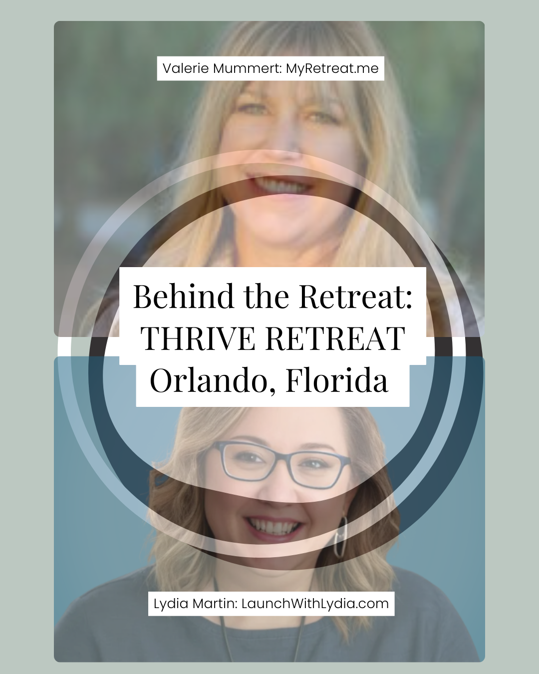 Photo of interview participants Valerie Mummert and Lydia Martin